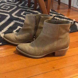 Cole Haan Tan Ankle Booties